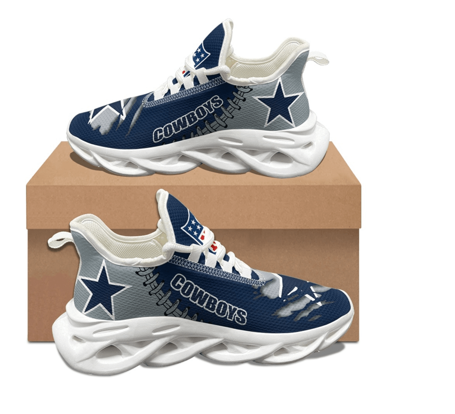 Ideafootwear Dallas Cowboys Max Soul Shoes Sneakers For Men And Women 151