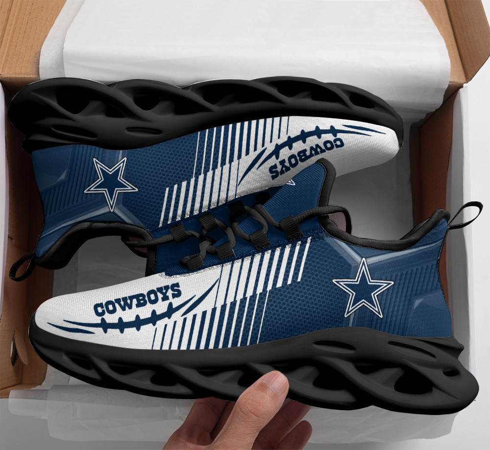 Ideafootwear Dallas Cowboys Max Soul Shoes Sneakers For Men And Women 88