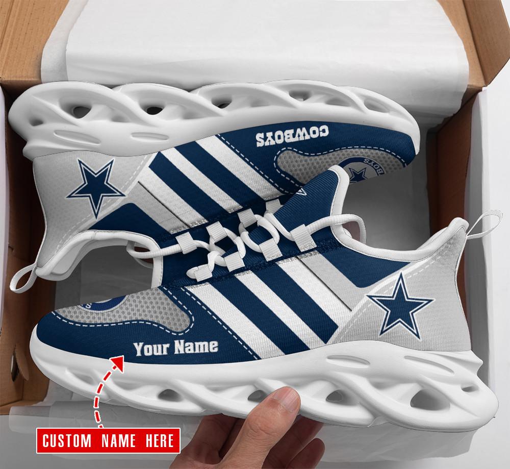 Ideafootwear Dallas Cowboys Max Soul Shoes Sneakers For Men And Women 189