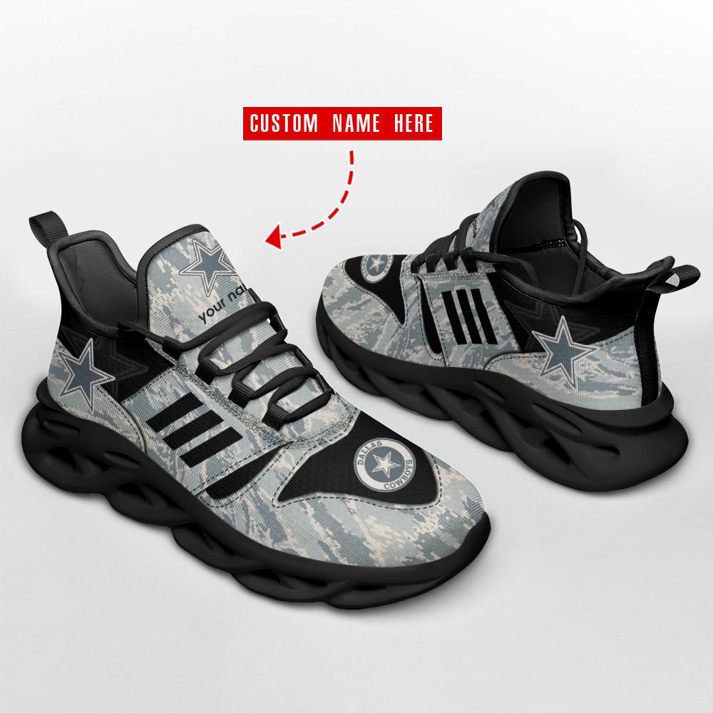 Ideafootwear Dallas Cowboys Max Soul Shoes Sneakers For Men And Women 227