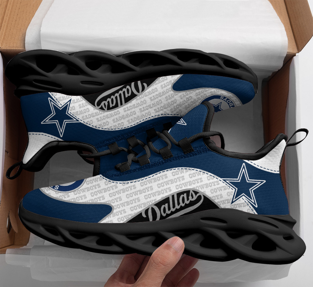 Ideafootwear Dallas Cowboys Max Soul Shoes Sneakers For Men And Women 64
