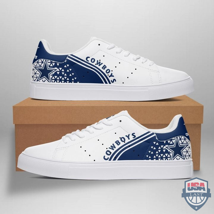 Ideafootwear Dallas Cowboys Skate Stan Shoes Sneakes For Men And Women 9