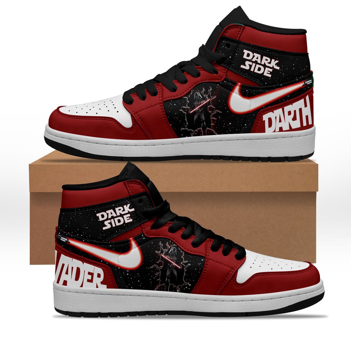Ideafootwear Darkside AJ1 High Sneakers Shoes For Men And Women 1