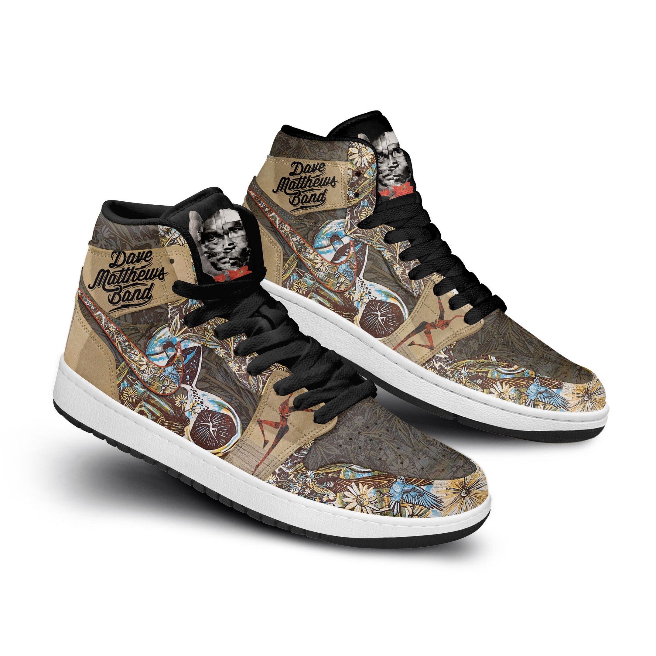 Ideafootwear Dave Matthews Band AJ1 High Sneakers Shoes For Men And Women 11