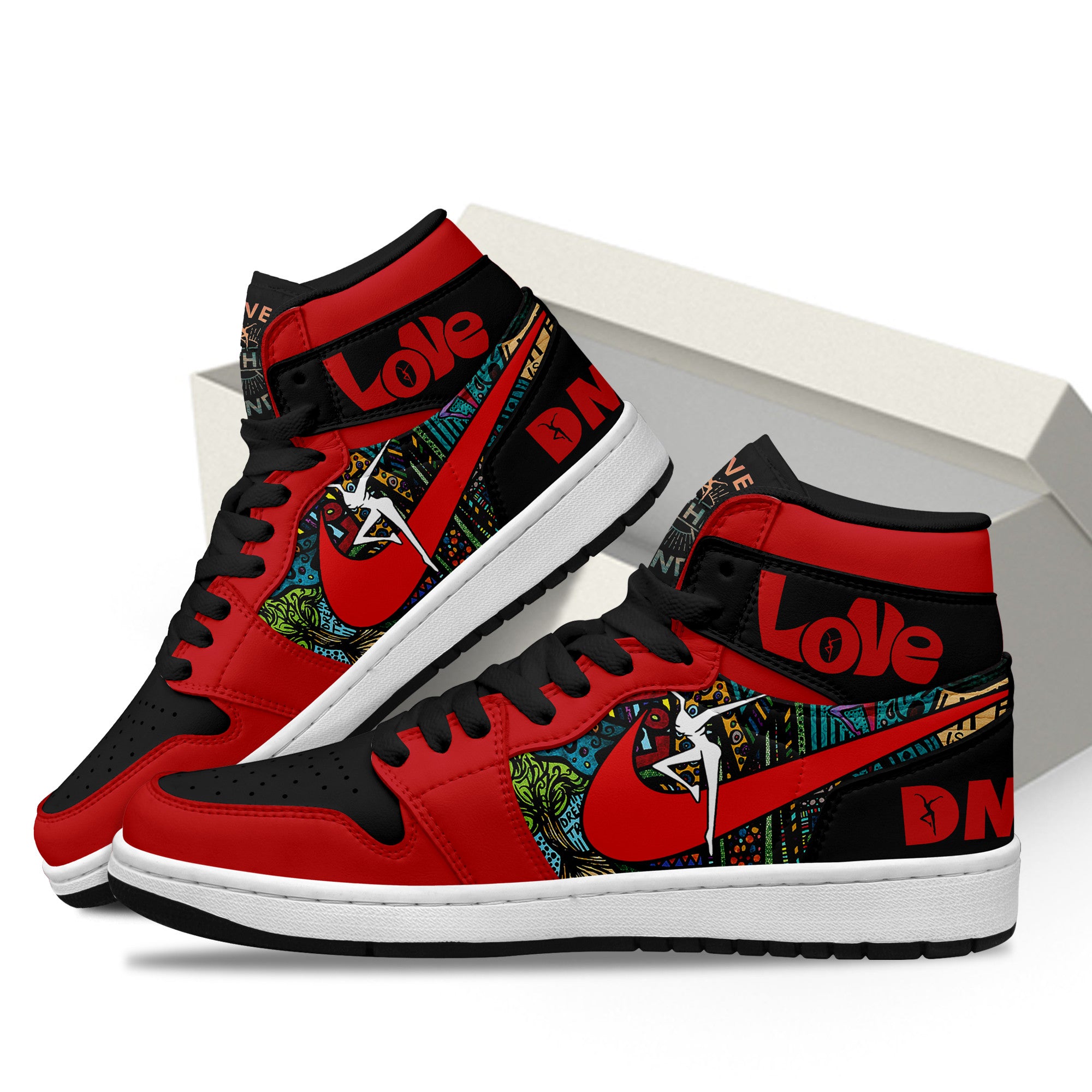 Ideafootwear Dave Matthews Band AJ1 High Sneakers Shoes For Men And Women 9