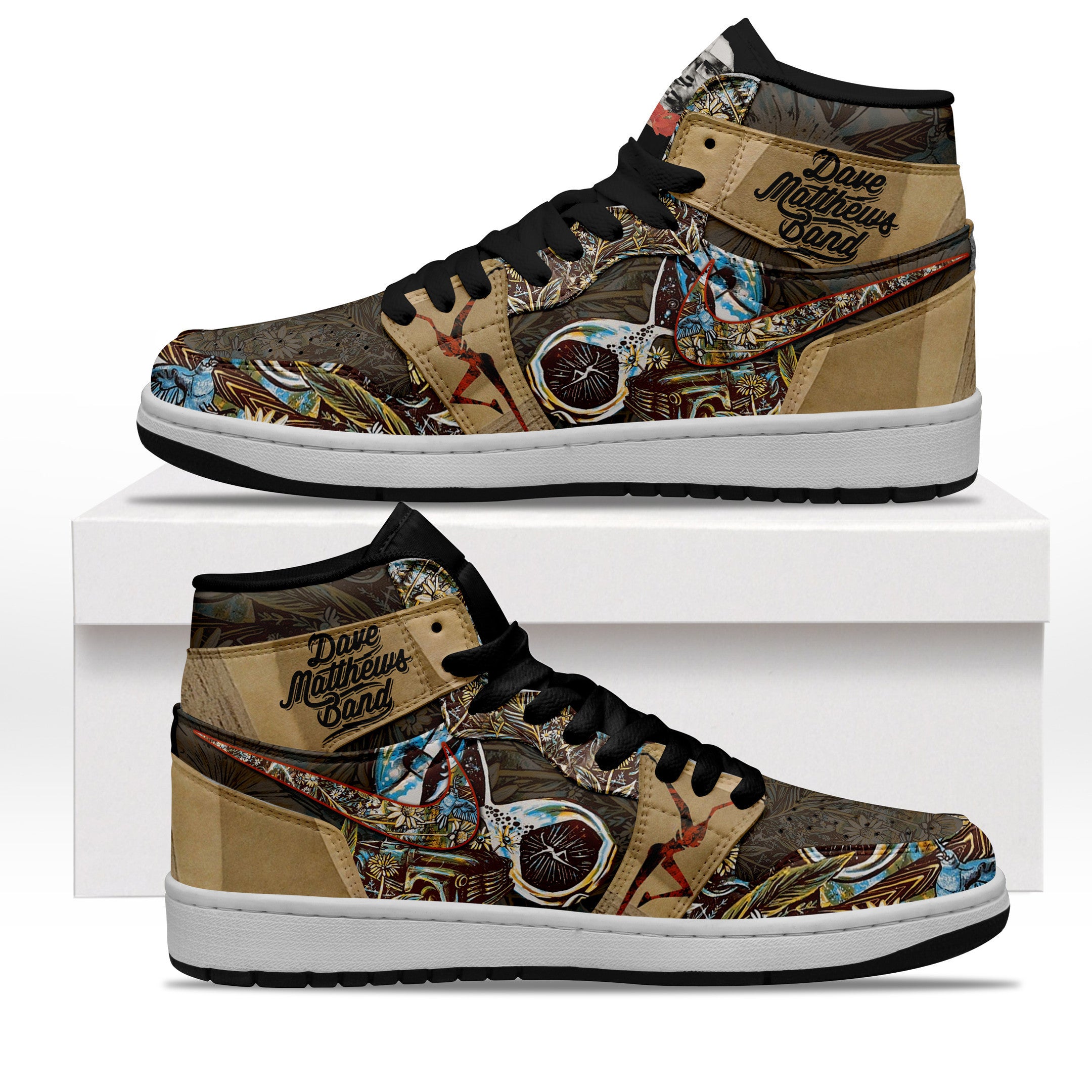 Ideafootwear Dave Matthews Band AJ1 High Sneakers Shoes For Men And Women 11