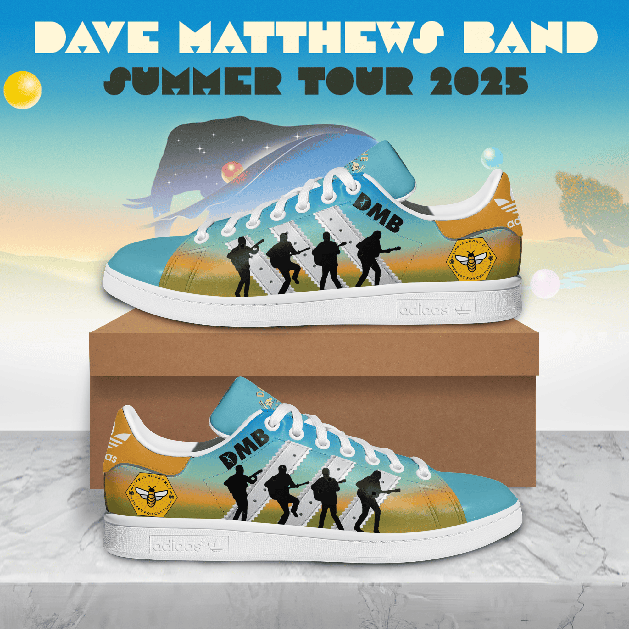 Ideafootwear Dave Matthews Band Skate Stan Shoes Sneakes For Men And Women 1