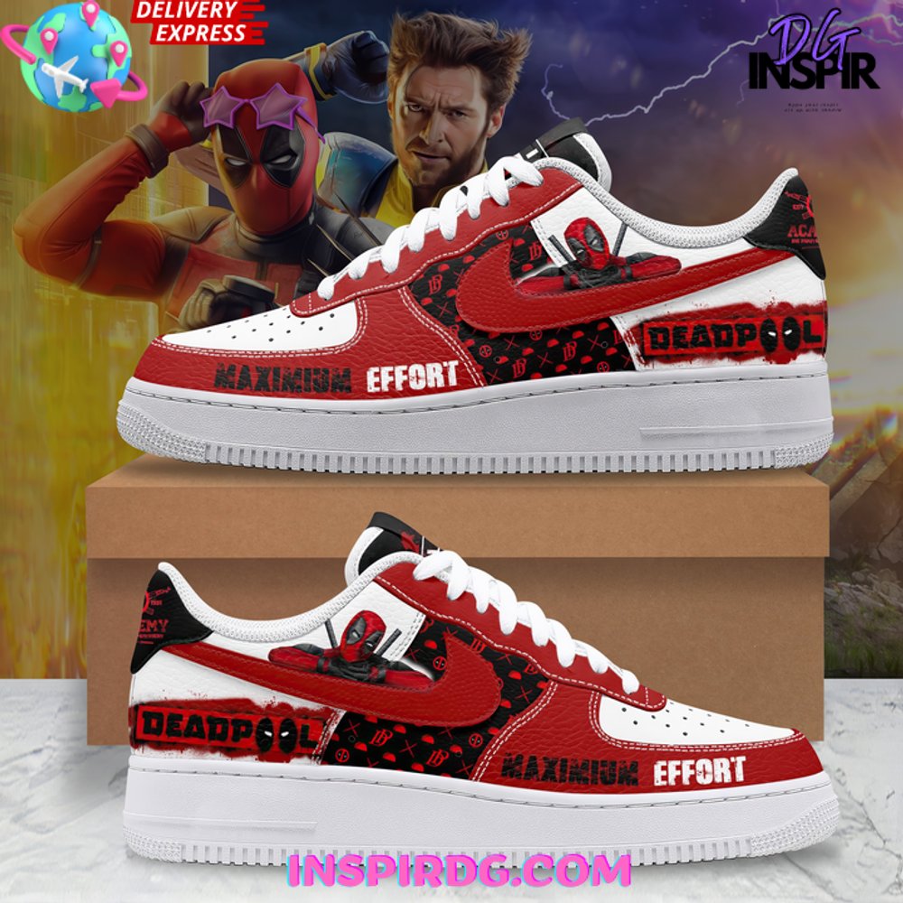 Ideafootwear Deadpool Air Low-Top Sneakers Shoes For Men And Women 6