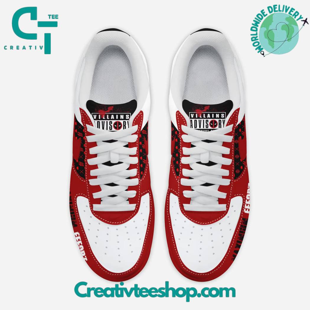 Ideafootwear Deadpool Air Low-Top Sneakers Shoes For Men And Women 12