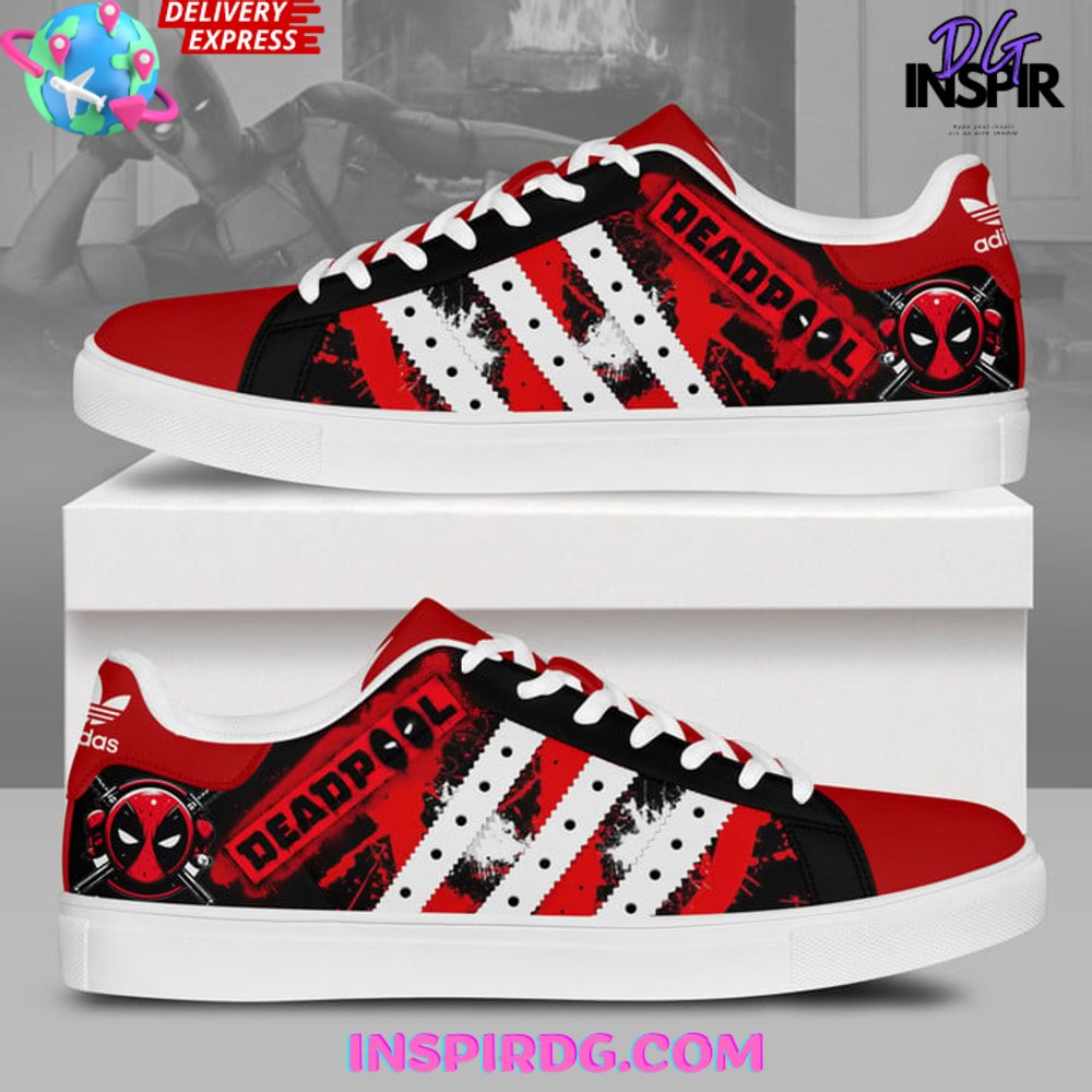 Ideafootwear Deadpool Skate Stan Shoes Sneakes For Men And Women 2