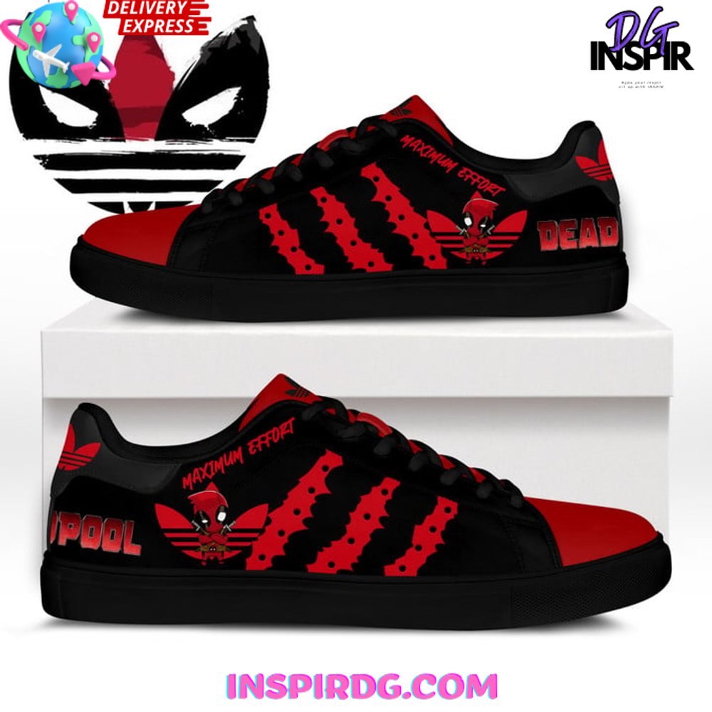 Ideafootwear Deadpool Skate Stan Shoes Sneakes For Men And Women 3