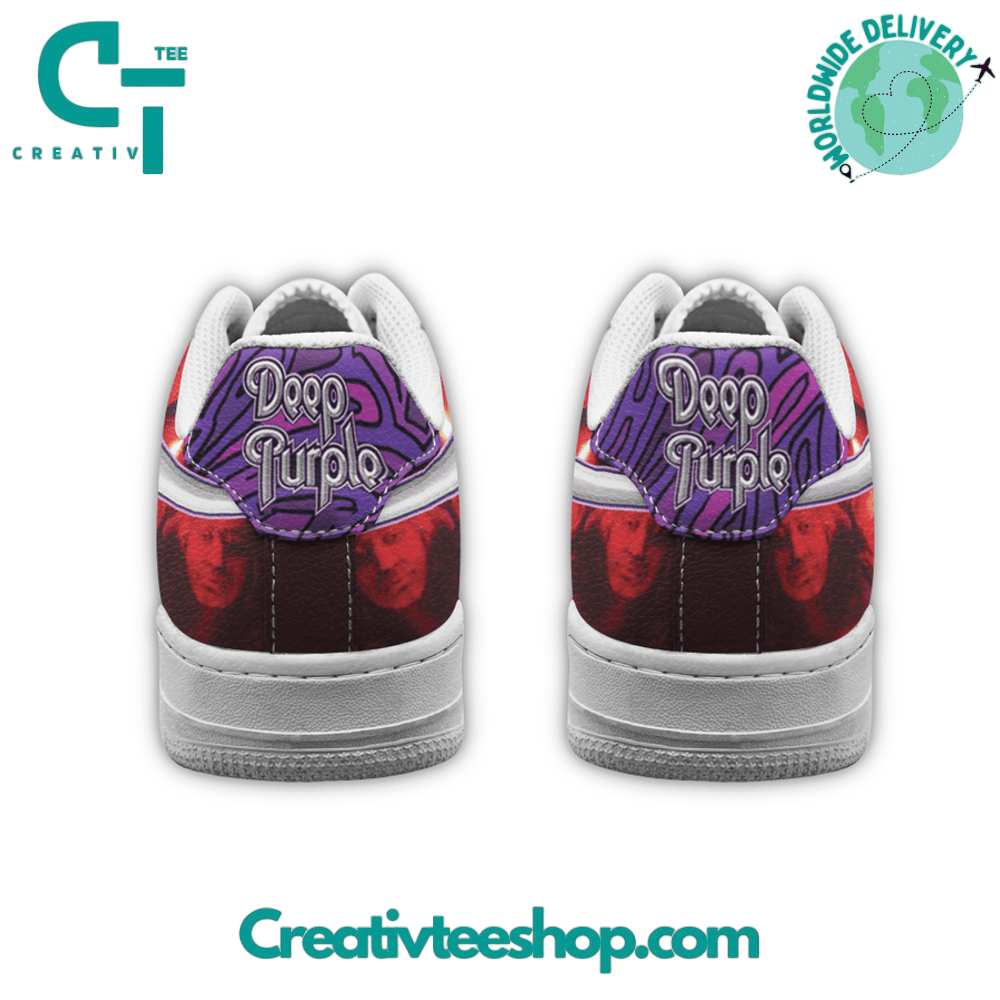 Ideafootwear Deep Purple Air Low-Top Sneakers Shoes For Men And Women 1