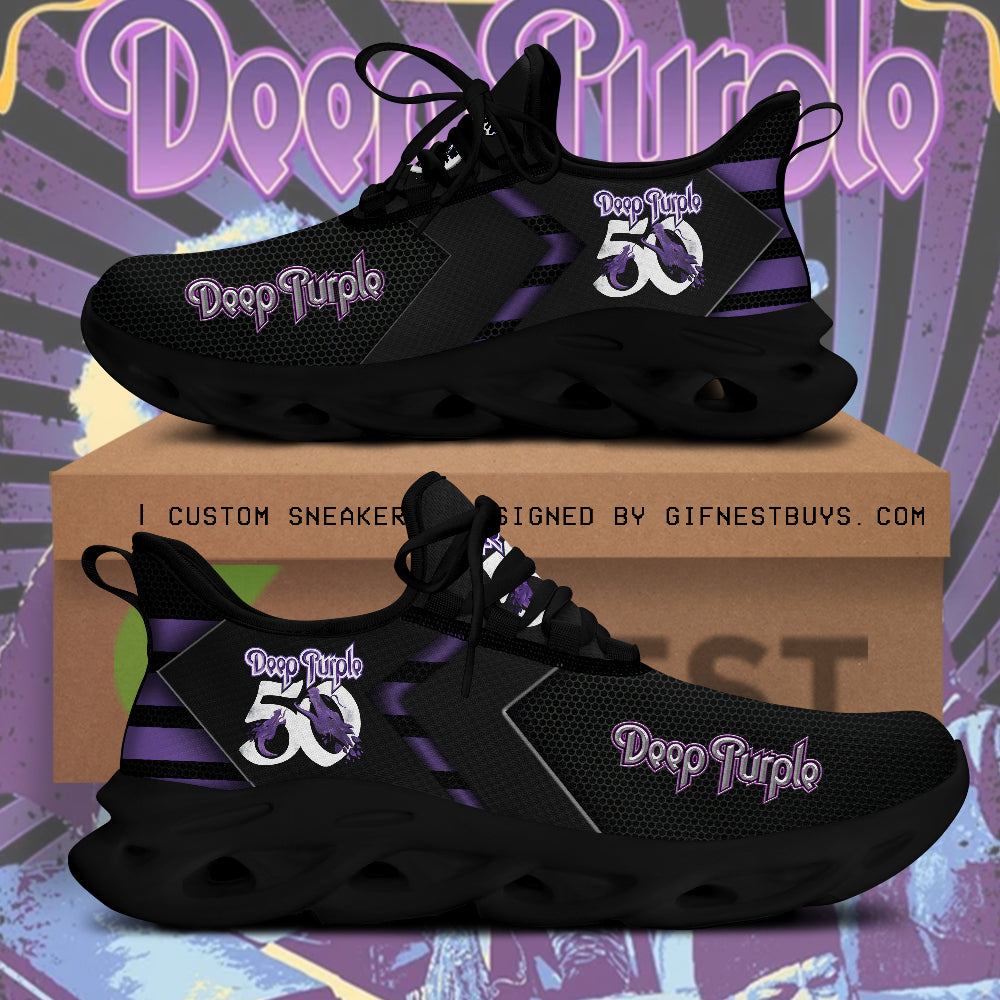Ideafootwear Deep Purple Max Soul Shoes Sneakers For Men And Women 1
