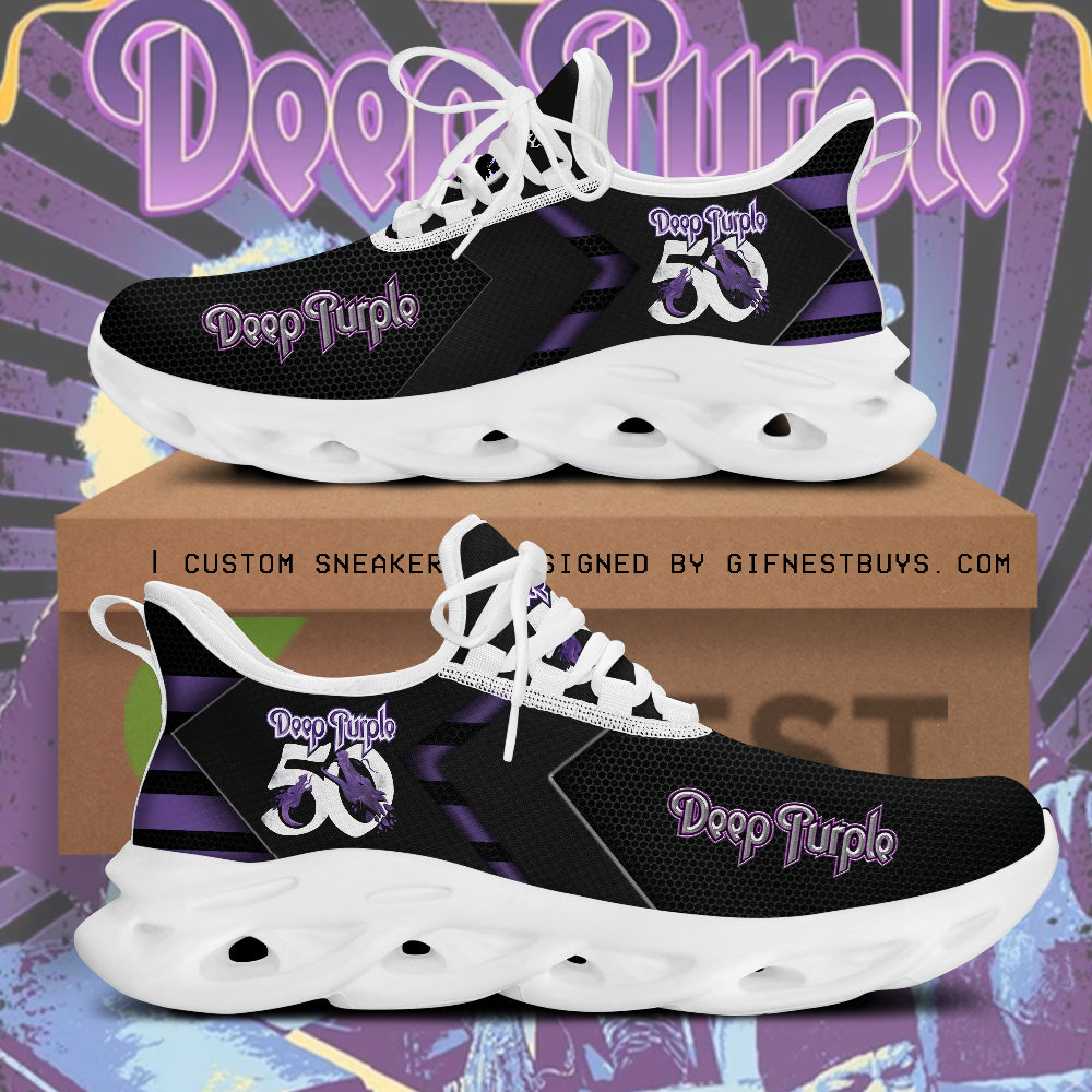 Ideafootwear Deep Purple Max Soul Shoes Sneakers For Men And Women 1