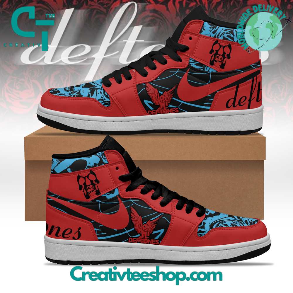 Ideafootwear Deftones AJ1 High Sneakers Shoes For Men And Women 4
