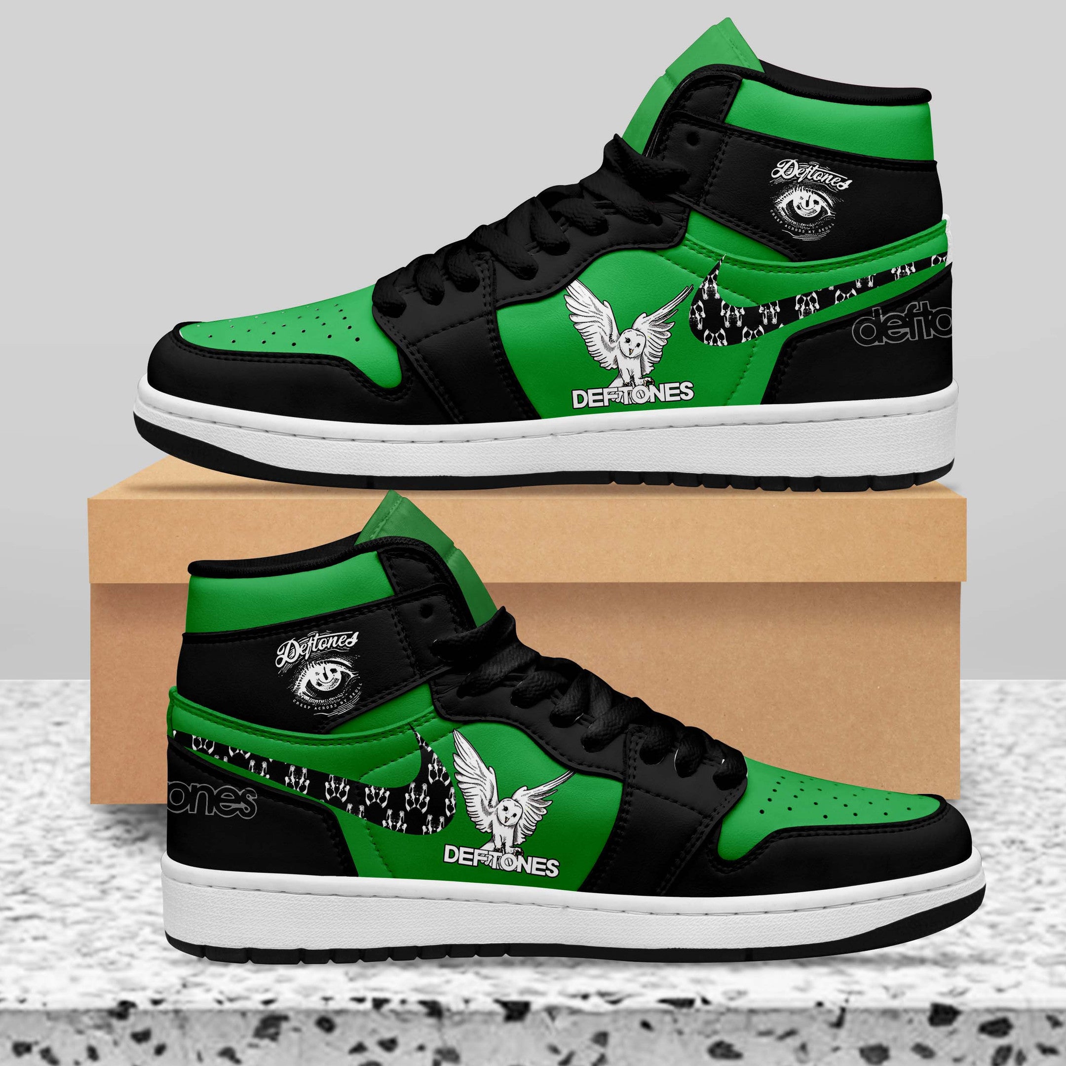 Ideafootwear Deftones AJ1 High Sneakers Shoes For Men And Women 6
