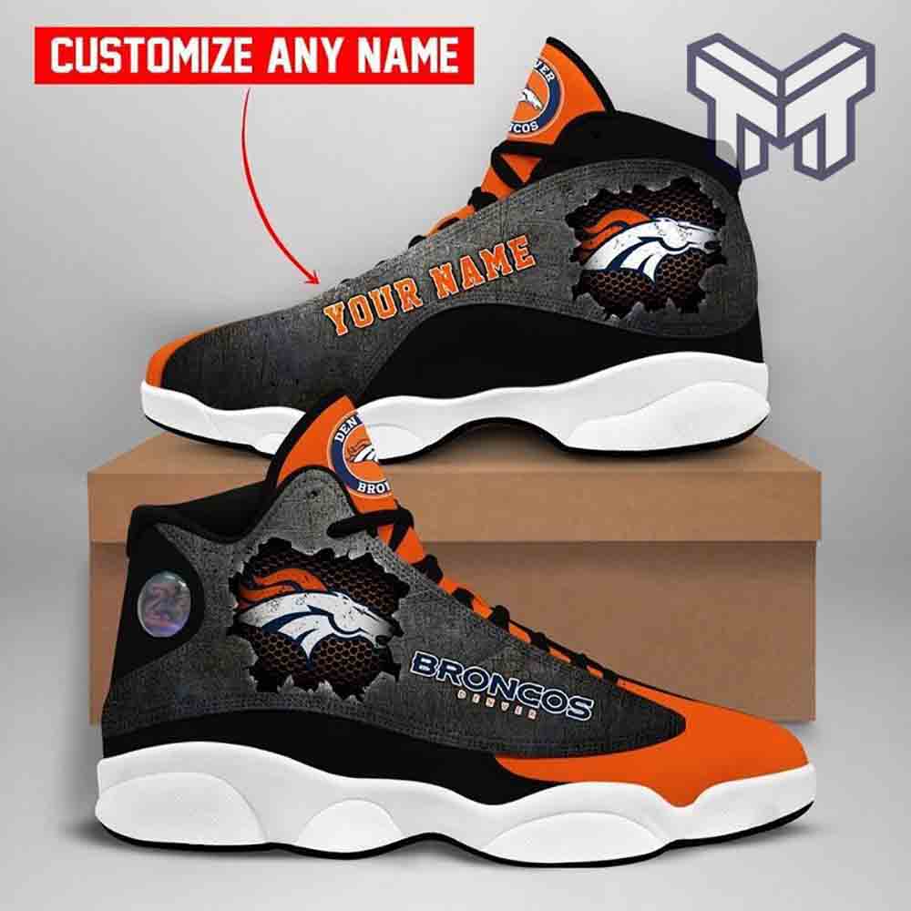 Ideafootwear Denver Broncos AJ13 Sneakers Shoes For Men And Women 2