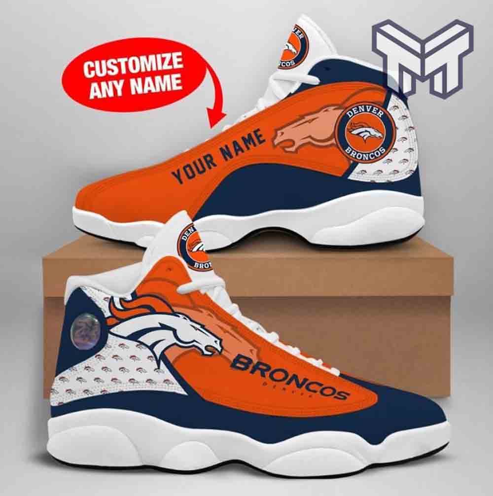 Ideafootwear Denver Broncos AJ13 Sneakers Shoes For Men And Women 1
