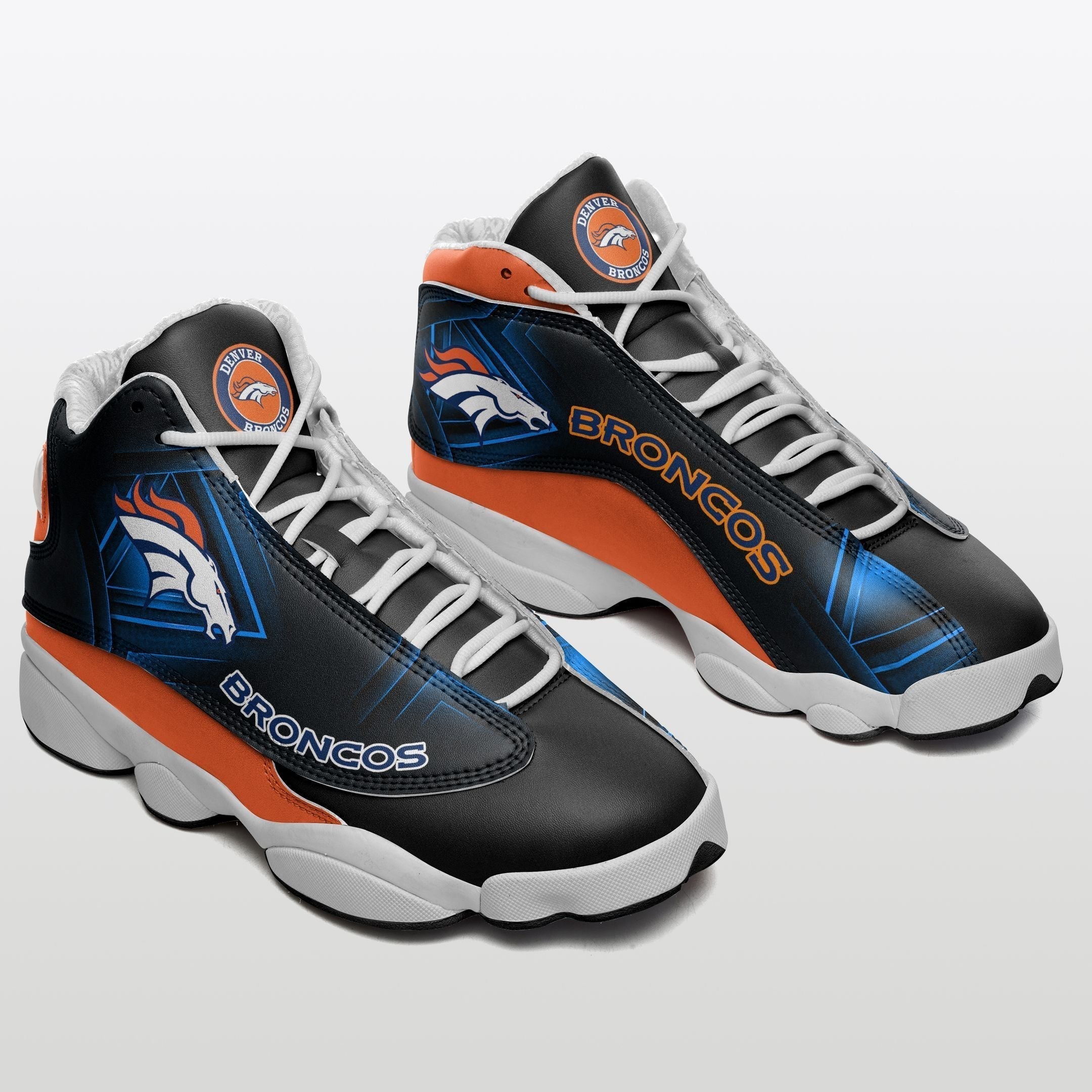 Ideafootwear Denver Broncos AJ13 Sneakers Shoes For Men And Women 9