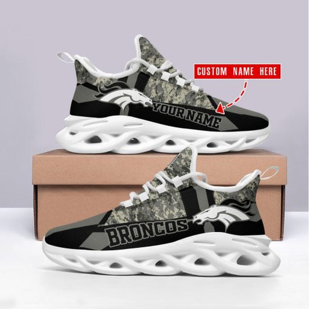 Ideafootwear Denver Broncos Max Soul Shoes Sneakers For Men And Women 38