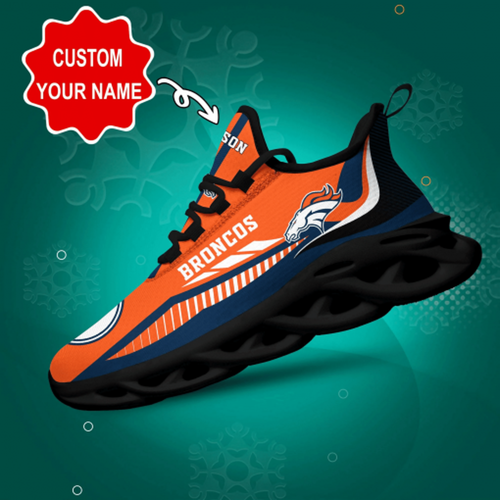 Ideafootwear Denver Broncos Max Soul Shoes Sneakers For Men And Women 42