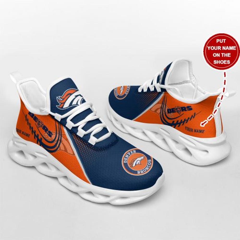 Ideafootwear Denver Broncos Max Soul Shoes Sneakers For Men And Women 40