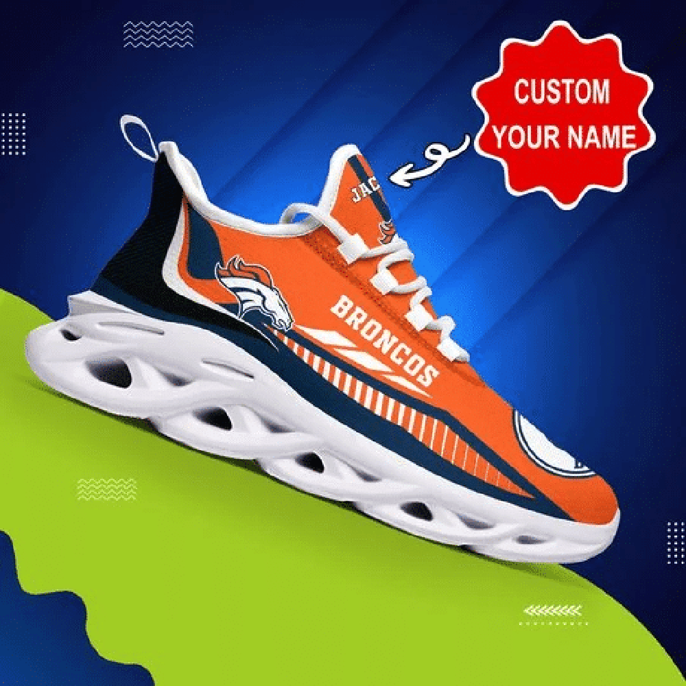 Ideafootwear Denver Broncos Max Soul Shoes Sneakers For Men And Women 42