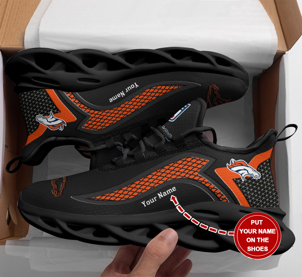 Ideafootwear Denver Broncos Max Soul Shoes Sneakers For Men And Women 37
