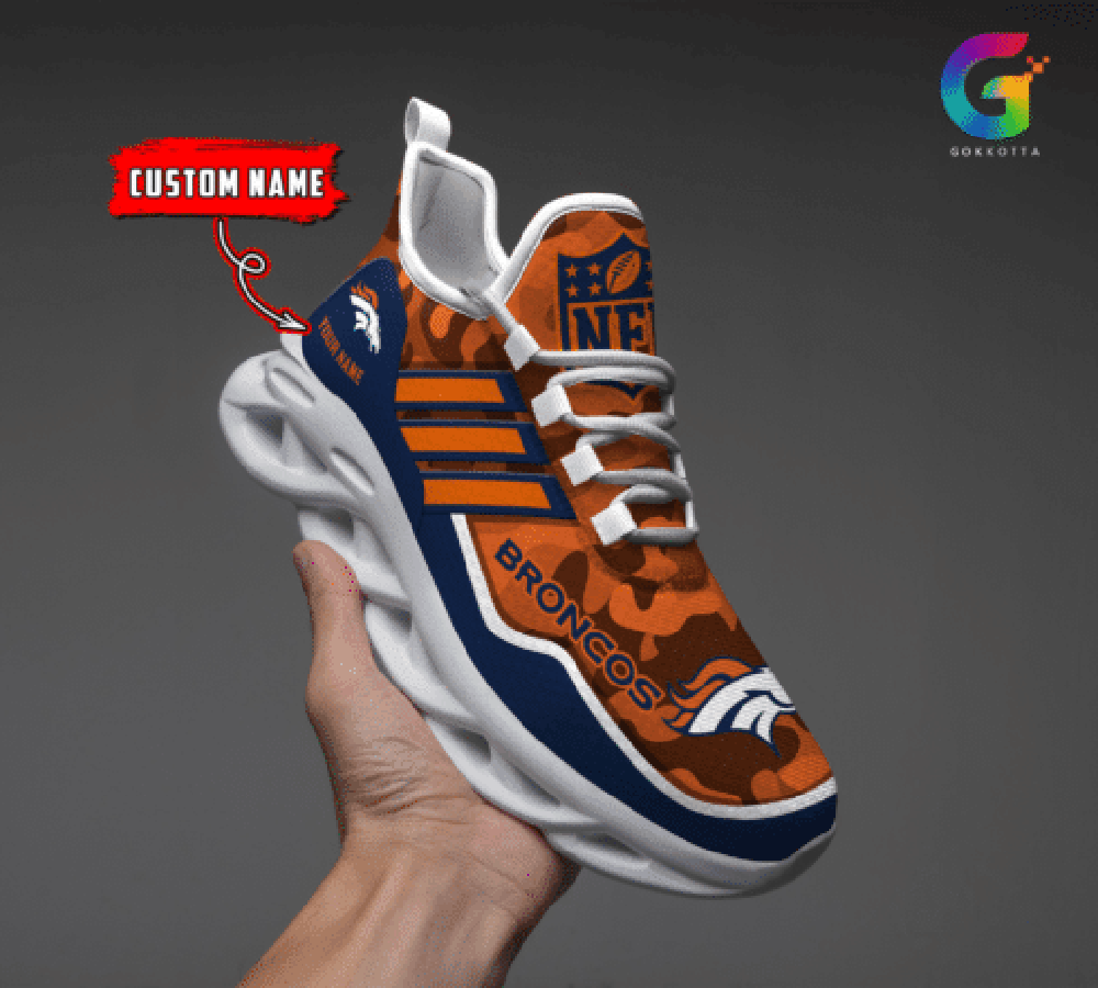 Ideafootwear Denver Broncos Max Soul Shoes Sneakers For Men And Women 39