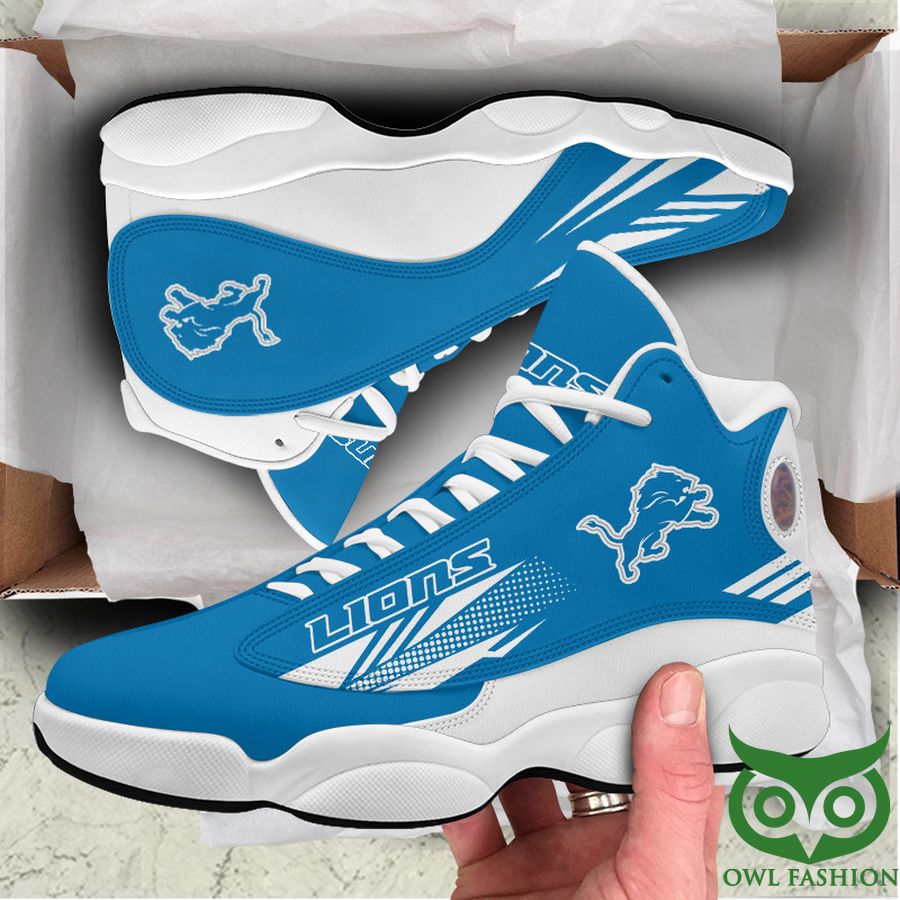 Ideafootwear Detroit Lions AJ13 Sneakers Shoes For Men And Women 12