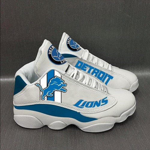 Ideafootwear Detroit Lions AJ13 Sneakers Shoes For Men And Women 9