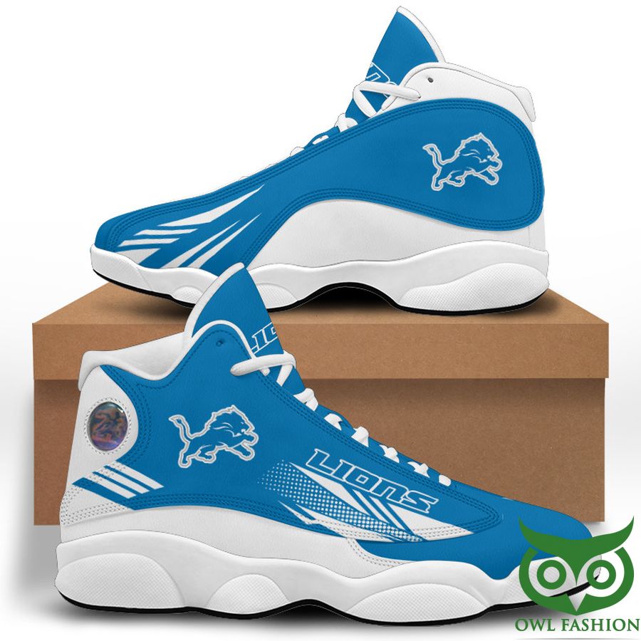 Ideafootwear Detroit Lions AJ13 Sneakers Shoes For Men And Women 12