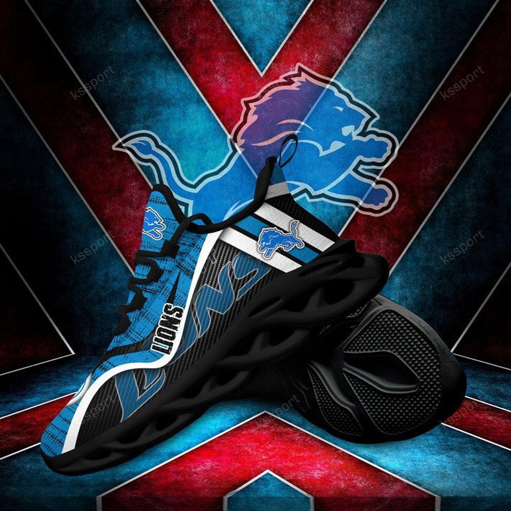 Ideafootwear Detroit Lions Max Soul Shoes Sneakers For Men And Women 8
