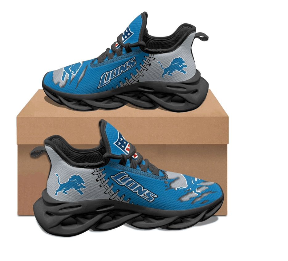 Ideafootwear Detroit Lions Max Soul Shoes Sneakers For Men And Women 15