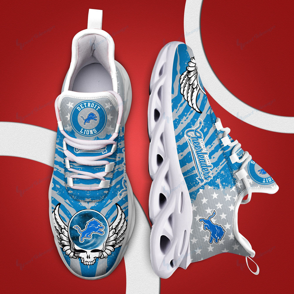 Ideafootwear Detroit Lions Max Soul Shoes Sneakers For Men And Women 35