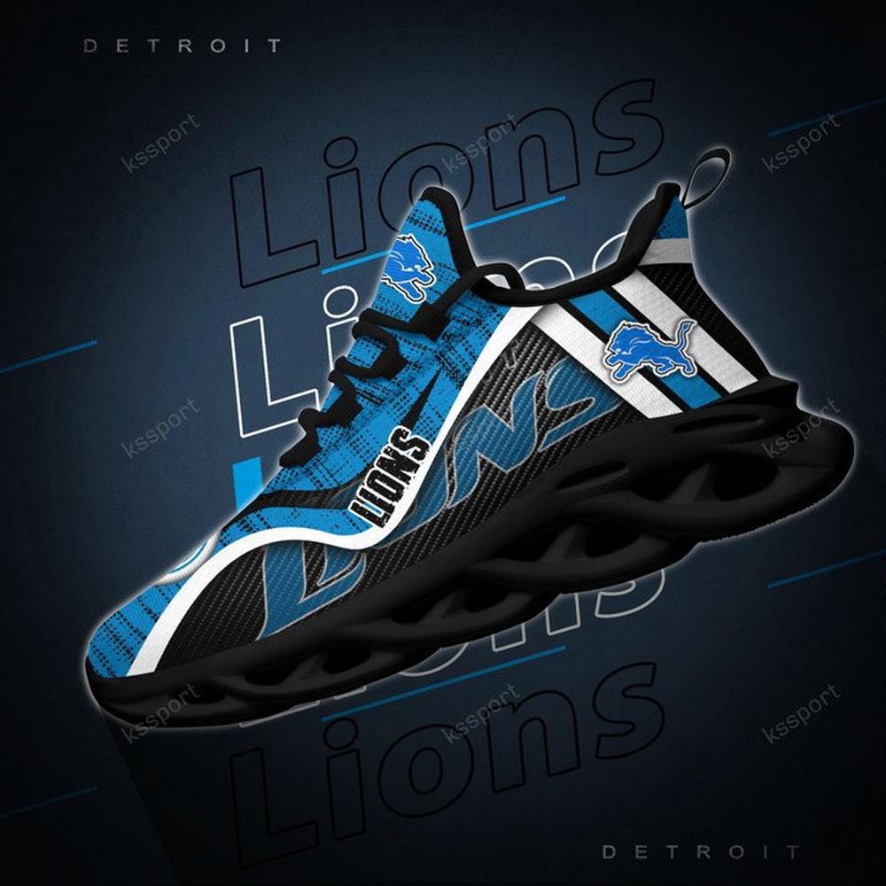 Ideafootwear Detroit Lions Max Soul Shoes Sneakers For Men And Women 8