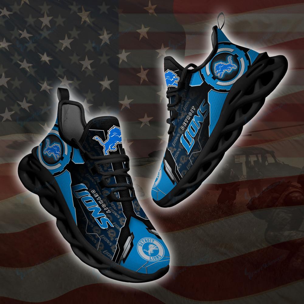 Ideafootwear Detroit Lions Max Soul Shoes Sneakers For Men And Women 6
