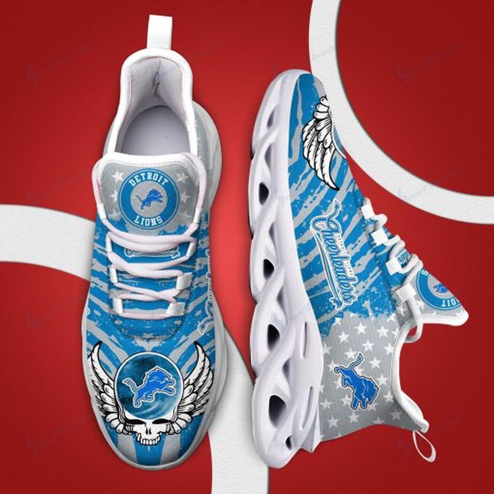 Ideafootwear Detroit Lions Max Soul Shoes Sneakers For Men And Women 35