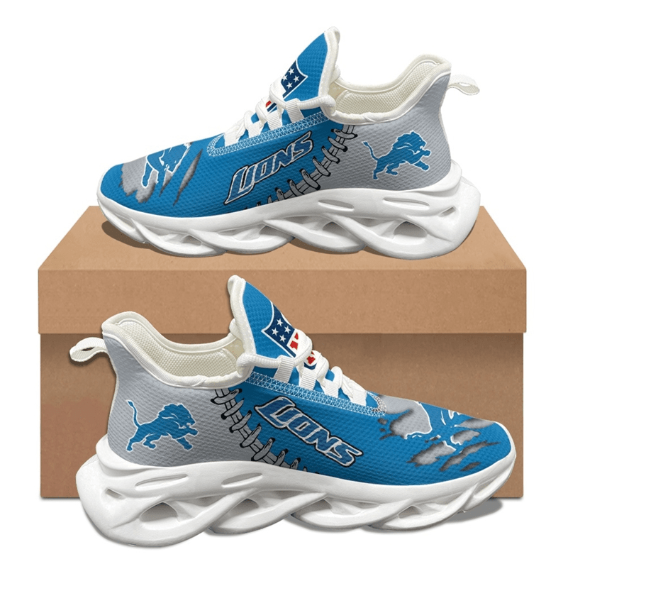 Ideafootwear Detroit Lions Max Soul Shoes Sneakers For Men And Women 15