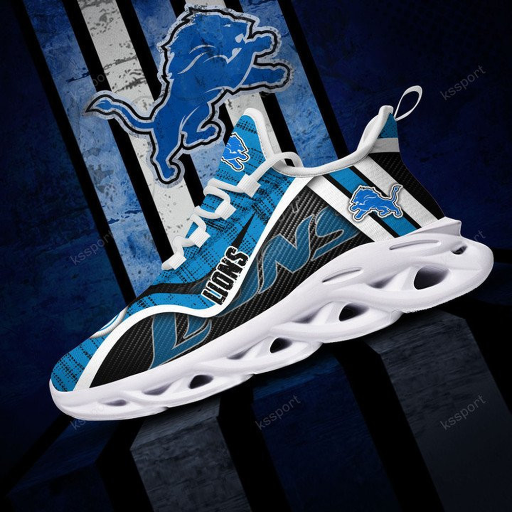 Ideafootwear Detroit Lions Max Soul Shoes Sneakers For Men And Women 8