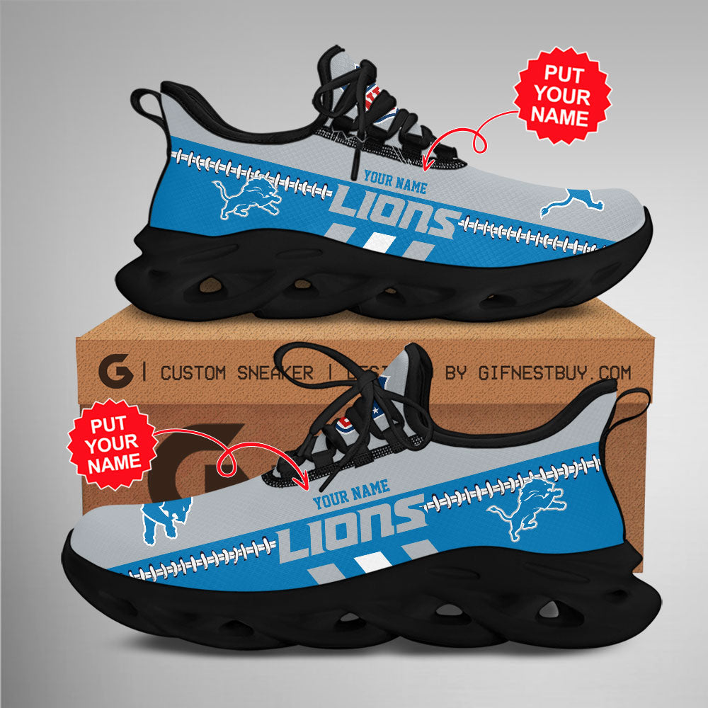 Ideafootwear Detroit Lions Max Soul Shoes Sneakers For Men And Women 13
