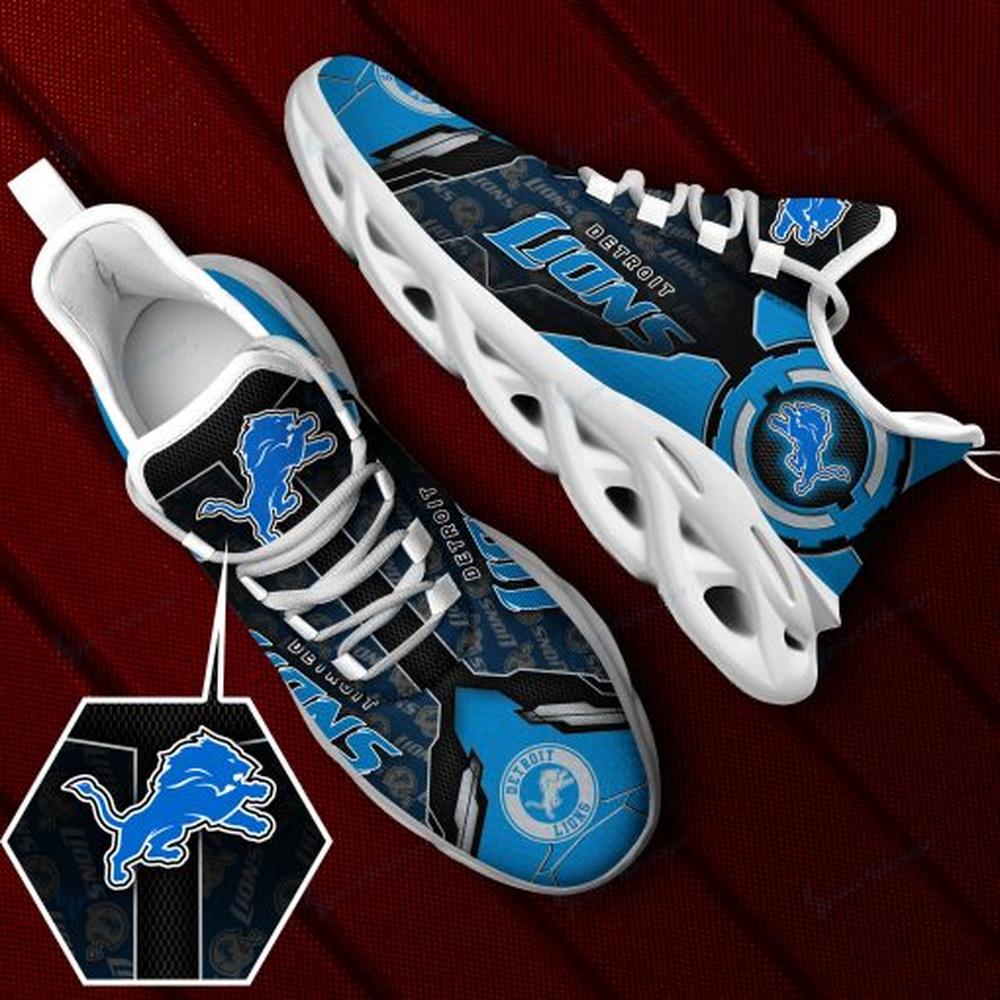 Ideafootwear Detroit Lions Max Soul Shoes Sneakers For Men And Women 6