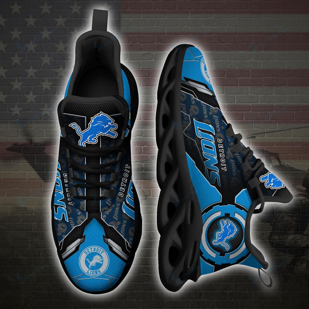 Ideafootwear Detroit Lions Max Soul Shoes Sneakers For Men And Women 6