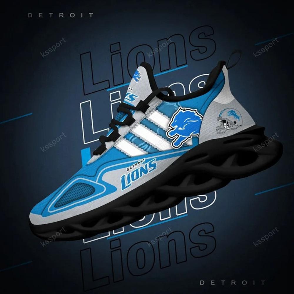 Ideafootwear Detroit Lions Max Soul Shoes Sneakers For Men And Women 7