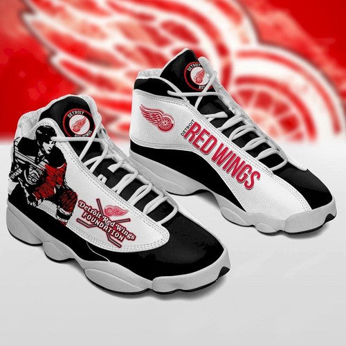 Ideafootwear Detroit Red Wings AJ13 Sneakers Shoes For Men And Women 4