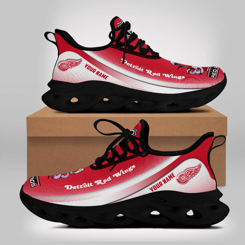 Ideafootwear Detroit Red Wings Max Soul Shoes Sneakers For Men And Women 2
