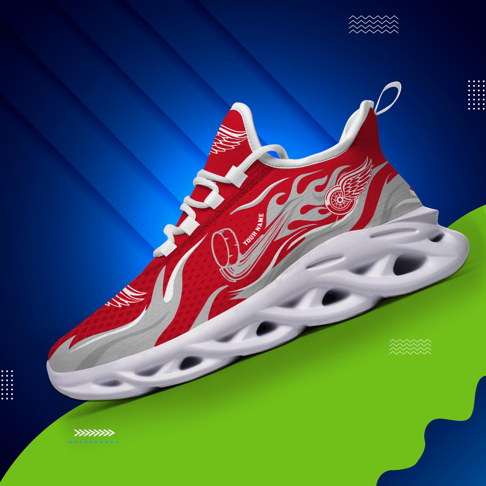 Ideafootwear Detroit Red Wings Max Soul Shoes Sneakers For Men And Women 3