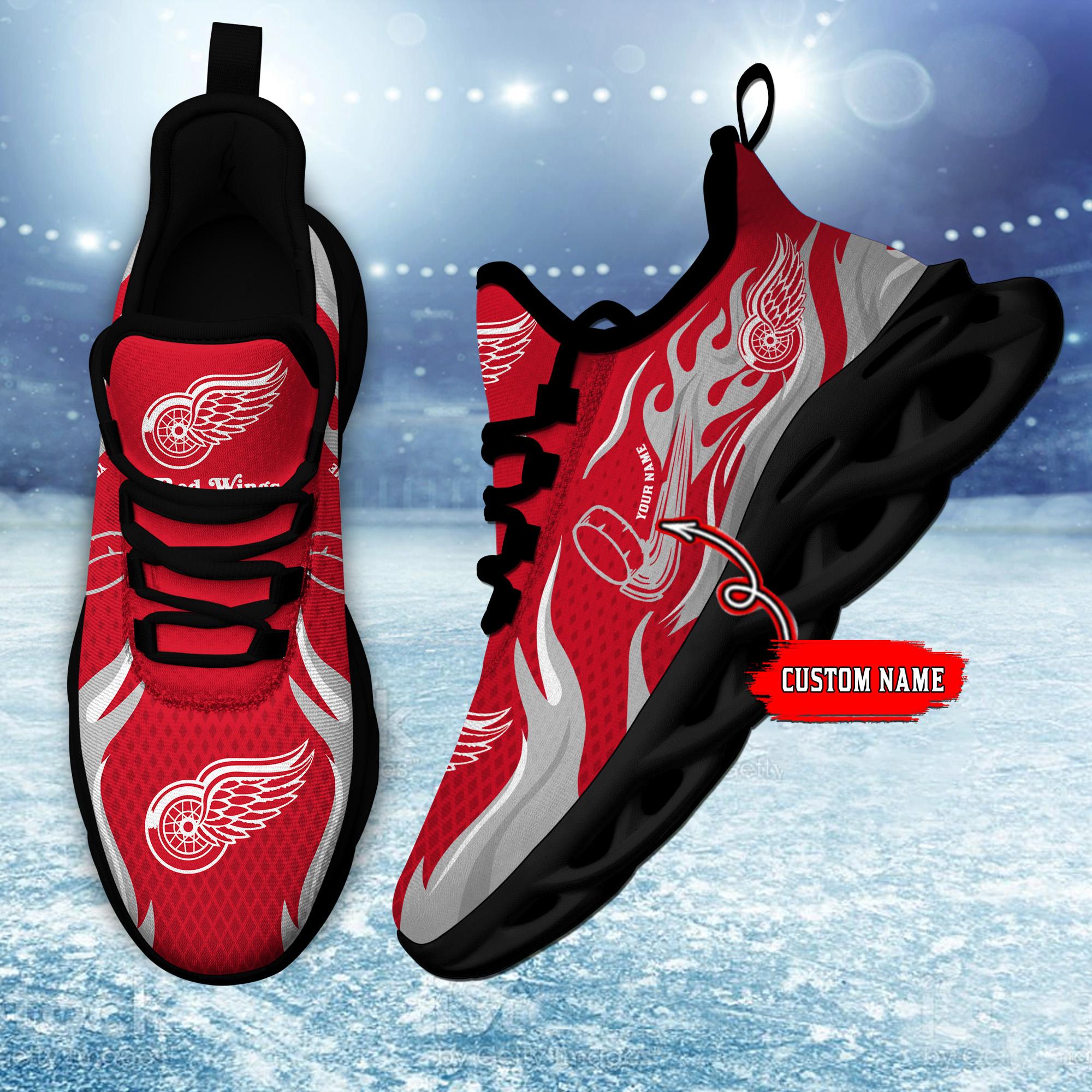 Ideafootwear Detroit Red Wings Max Soul Shoes Sneakers For Men And Women 3