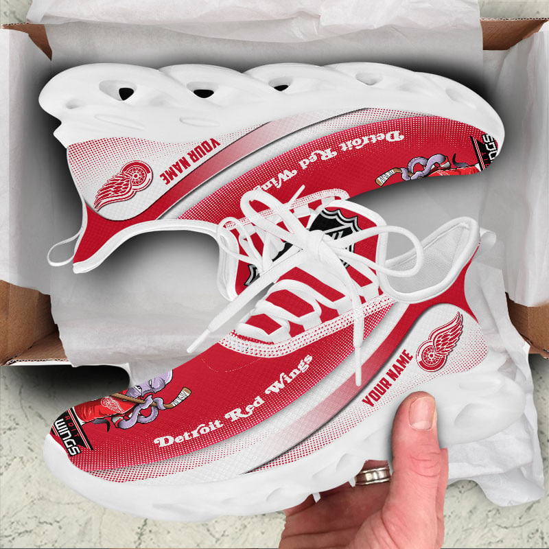 Ideafootwear Detroit Red Wings Max Soul Shoes Sneakers For Men And Women 2