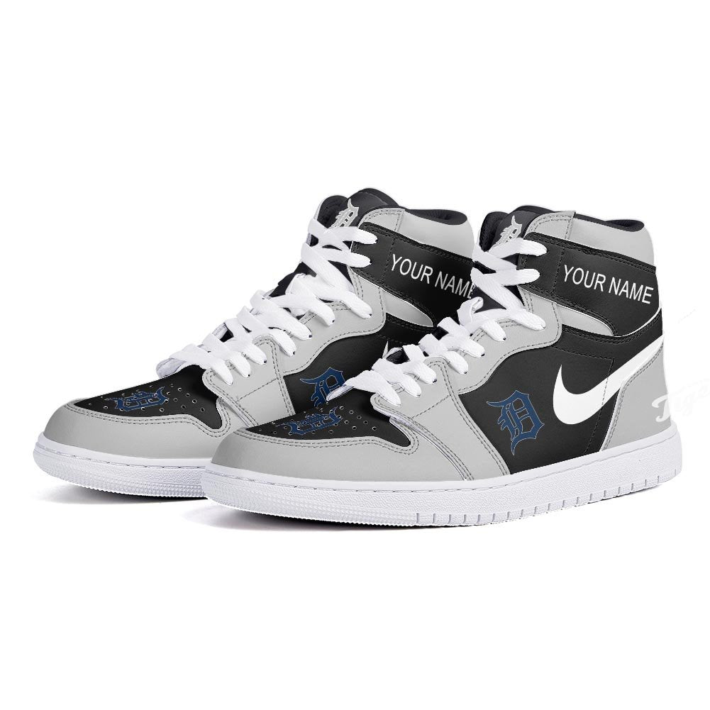 Ideafootwear Detroit Tigers AJ1 High Sneakers Shoes For Men And Women 3